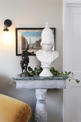 Lot 25 - A plaster bust of Minerva