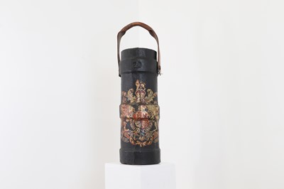 Lot 23 - A painted canvas shot carrier