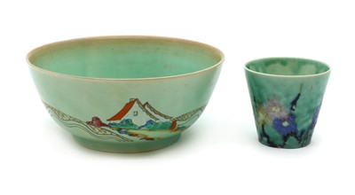 Lot 154 - A Clarice Cliff 'Inspiration' cup