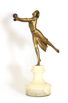 Lot 312 - An Art Deco spelter figure