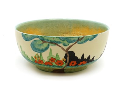 Lot 164 - A Clarice Cliff 'Tralee' fruit bowl