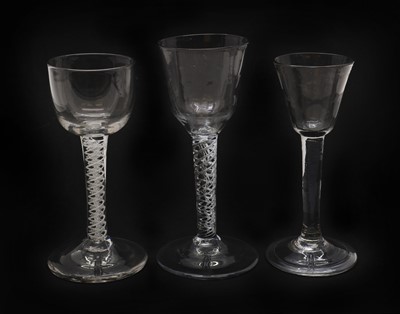 Lot 220 - An 18th century wine glass