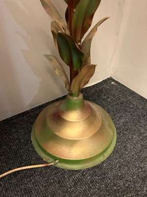 Lot 453 - A pair of 'palm' standard lamps
