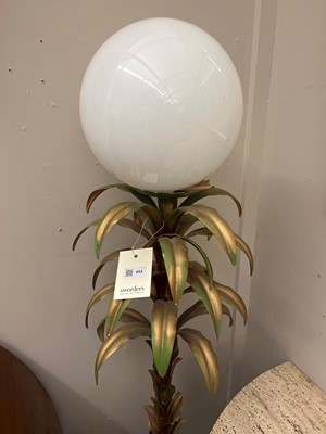 Lot 453 - A pair of 'palm' standard lamps