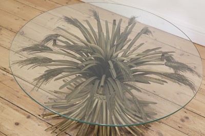 Lot 452 - A gilt wheat-sheaf table