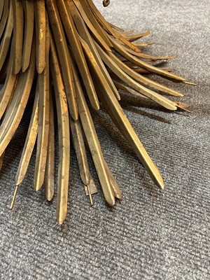 Lot 452 - A gilt wheat-sheaf table