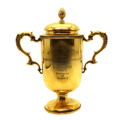 Lot 40 - A silver gilt International Horse Show trophy