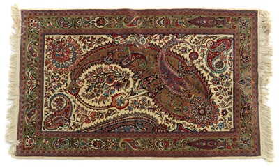 Lot 399 - A Qum rug