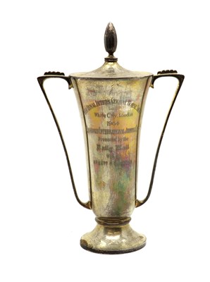 Lot 45 - A silver International Horse Show trophy