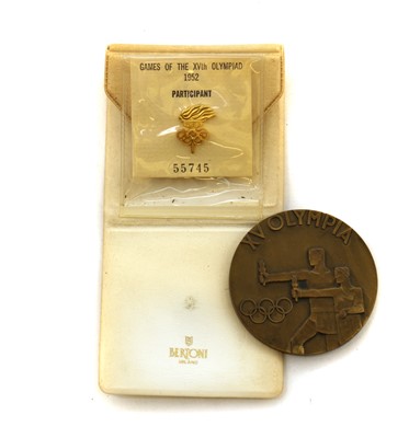 Lot 57 - A 1952 Helsinki Olympics participation medal