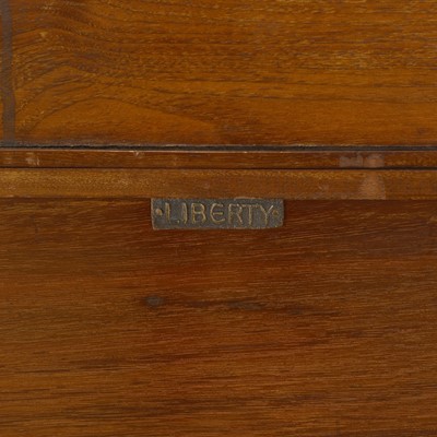 Lot 14 - An ash and walnut hanging wall cabinet