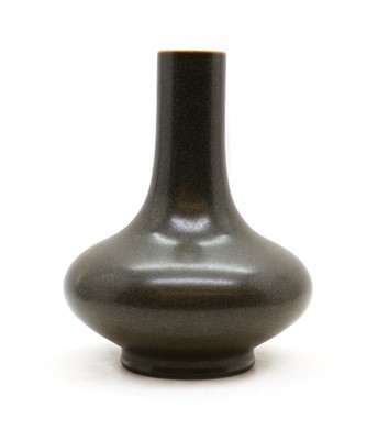 Lot 153 - A Chinese tea-glazed vase