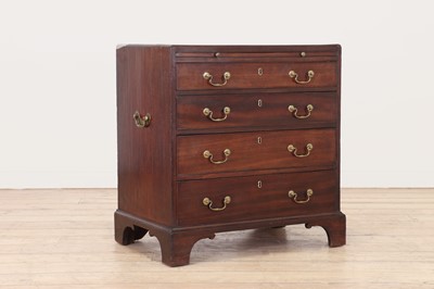Lot 49 - A George III mahogany bachelor's chest