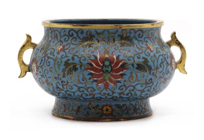 Lot 158 - A Chinese cloisonné incense burner
