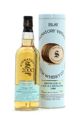 Lot 315 - Caol Ila, Signatory Vintage, Single Islay Malt Scotch Whisky