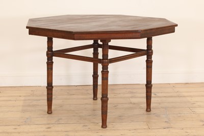 Lot 60 - An Aesthetic walnut centre table