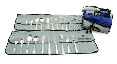 Lot 133 - A silver flatware service for eight settings