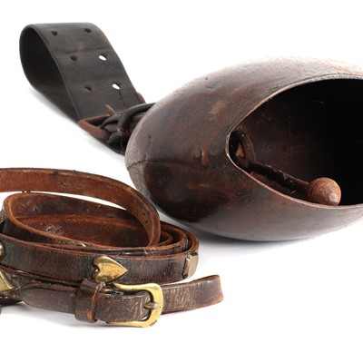 Lot 4 - A folk art cowbell