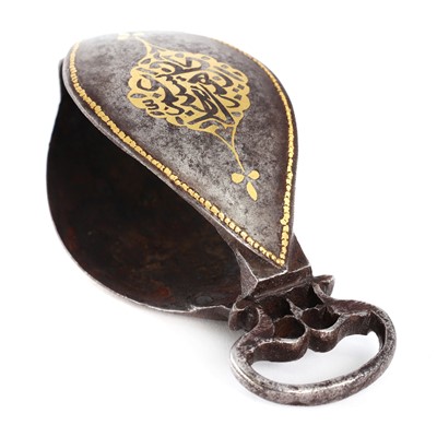 Lot 149 - An Islamic steel sword or dagger holder