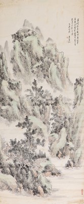 Lot 294 - A Chinese gouache painting