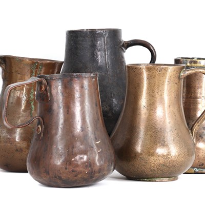 Lot 168 - Five bronze or copper alloy secular vessels