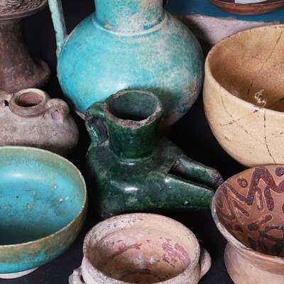 Lot 155 - Twenty pieces of early pottery