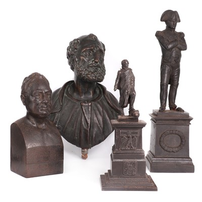 Lot 458 - A bronze statue of Gerhard Bluecher von Wahl Stahl