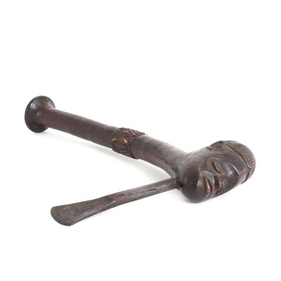 Lot 45 - A West African hardwood axe