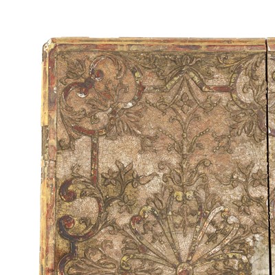 Lot 488 - A Queen Anne giltwood table top