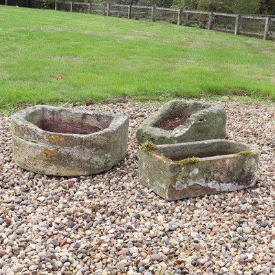 Lot 507 - Three stone troughs