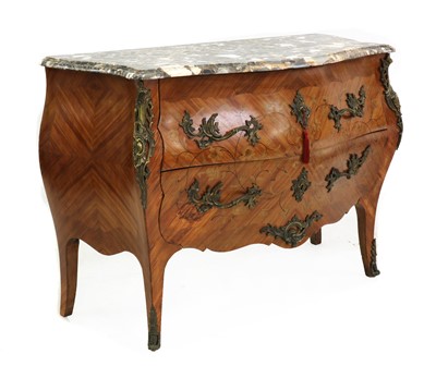 Lot 475 - A Louis XV style commode