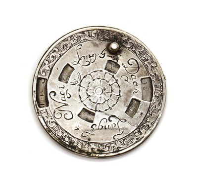 Lot 23 - A silver perpetual calendar