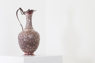 Lot 48 - A silver ewer