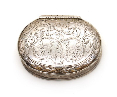Lot 49 - A late Charles II silver spice box