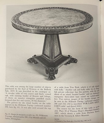 Lot 100 - A Regency pollard oak, yew and ebony centre table attributed to George Bullock