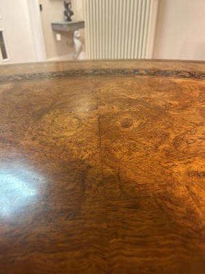 Lot 100 - A Regency pollard oak, yew and ebony centre table attributed to George Bullock