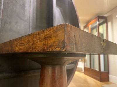 Lot 100 - A Regency pollard oak, yew and ebony centre table attributed to George Bullock