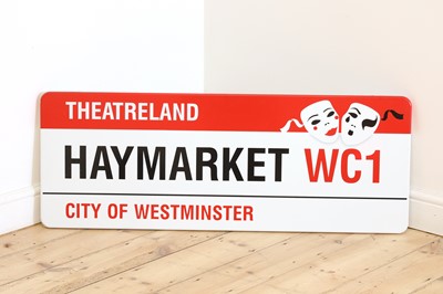 Lot 183 - An enamelled London street sign