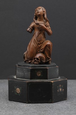 Lot 10 - A memento mori figure