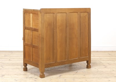 Lot 101 - A Robert 'Mouseman' Thompson oak chest of drawers