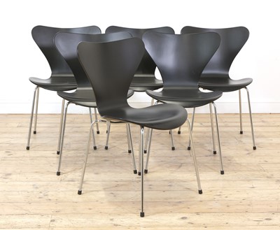 Lot 320 - A set of six 'Series 7' chairs