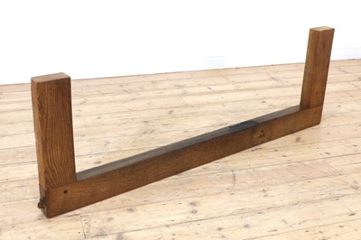Lot 100 - A Robert 'Mouseman' Thompson oak fender