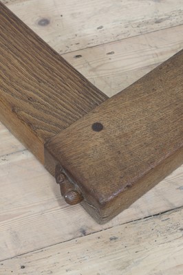 Lot 100 - A Robert 'Mouseman' Thompson oak fender