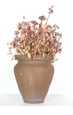 Lot 210 - A glazed pottery planter