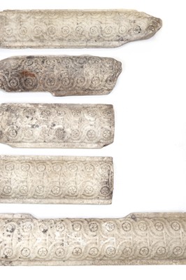 Lot 58 - Five marble architectural panels or soffits