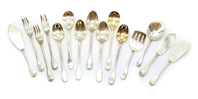 Lot 5 - A collection of French silver flatware