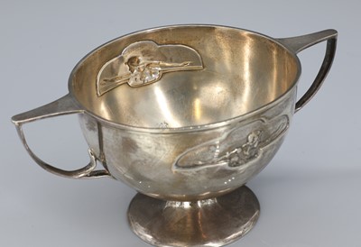 Lot 124 - A Jugendstil four-piece silver tea service