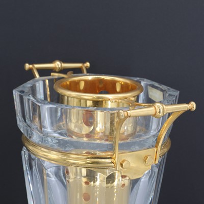 Lot 242 - A Baccarat 'Harcourt' glass champagne cooler