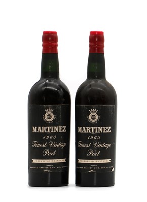 Lot 272 - Martinez, Vintage Port, 1963 (2)