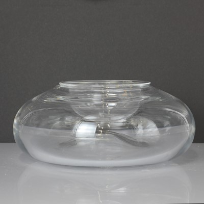 Lot 244 - A Baccarat clear glass caviar dish
